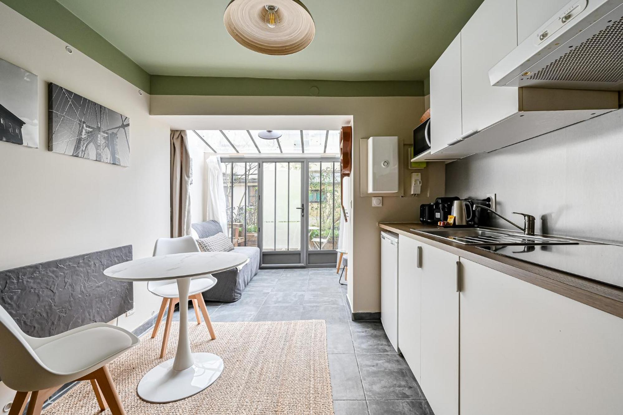 Apartmán L'Oasis Parisien - 2 Pers - Metro Oberkampf Exteriér fotografie
